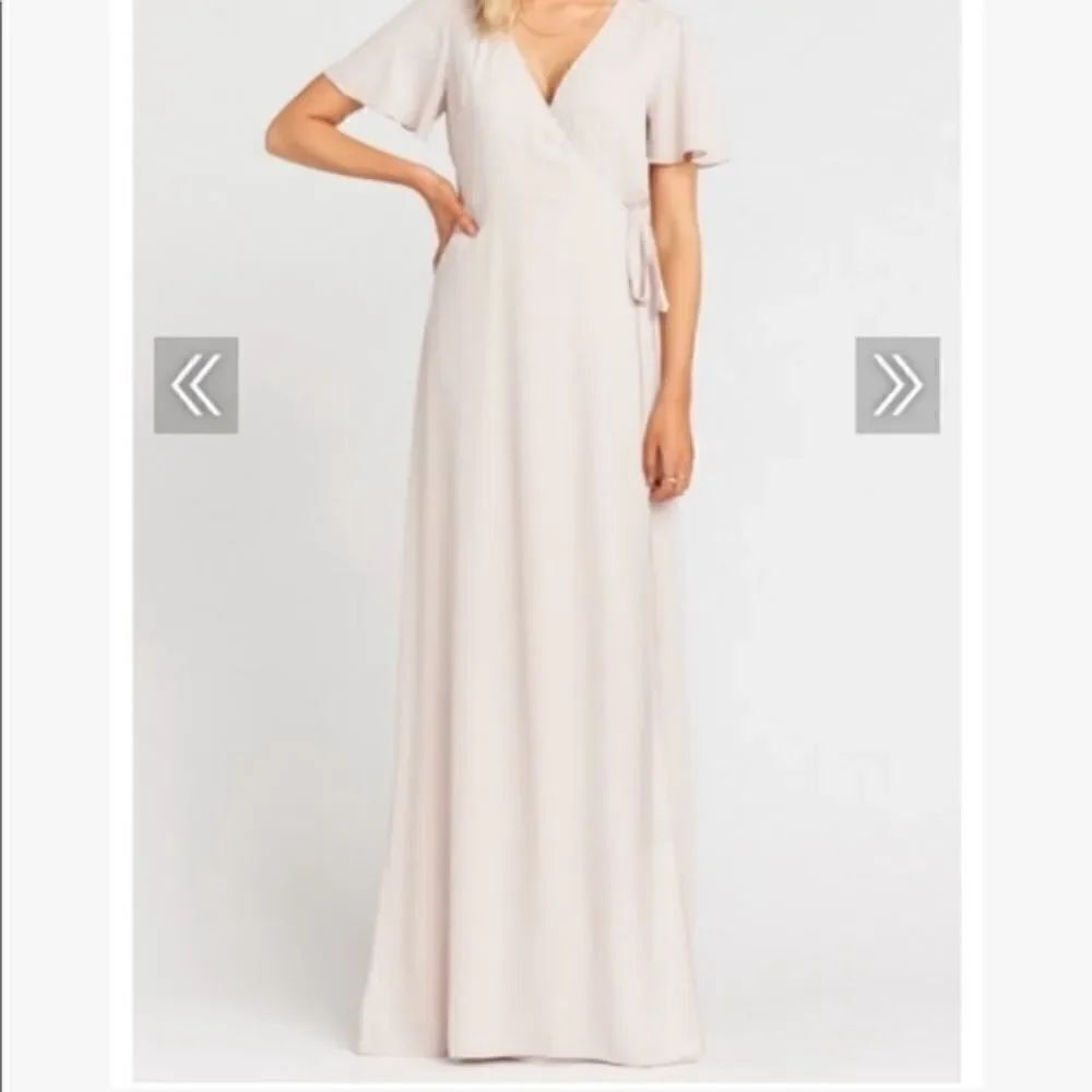 NWOT Show Me Your MUMU NOELLE WRAP Evening DRESS B